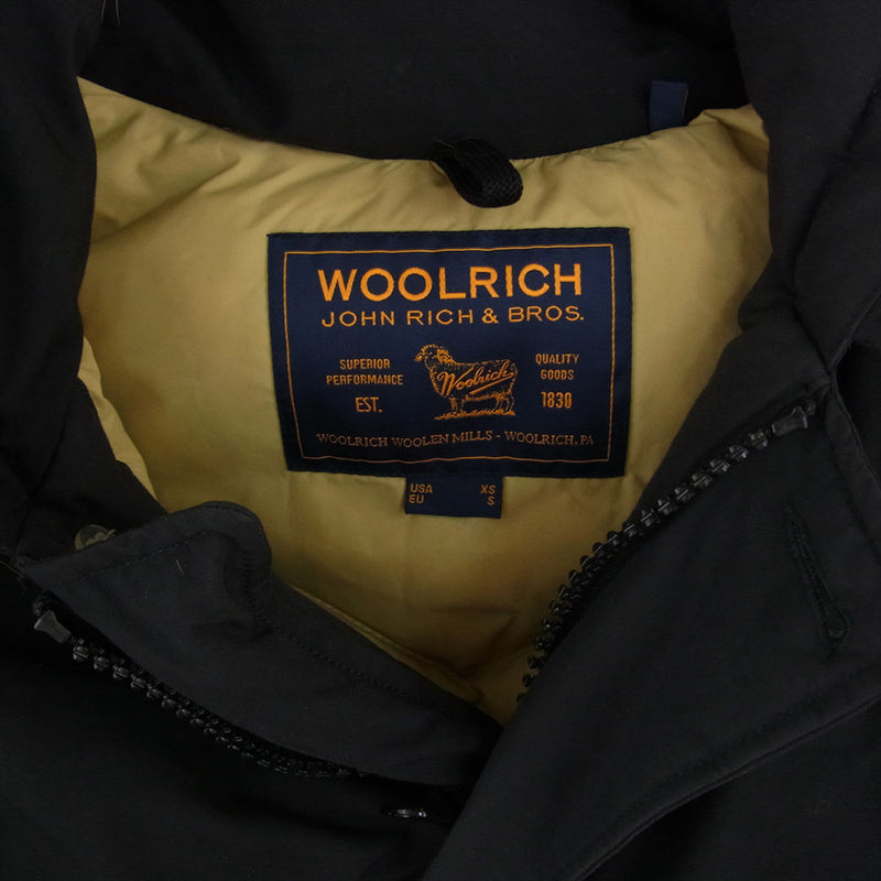 WOOLRICH ウールリッチ 17AW 1702061 ARCTIC PARKA アークティックパーカー  ダウンジャケット ブラック系 USA:XS/EU:S【中古】