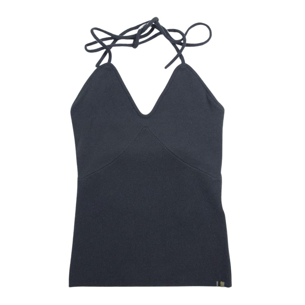 エクストリーム カシミヤ 4039690100 Costa Cashmere Top カシミヤ カシミア ナイロン ホルターネック グレー系 F【美品】【中古】