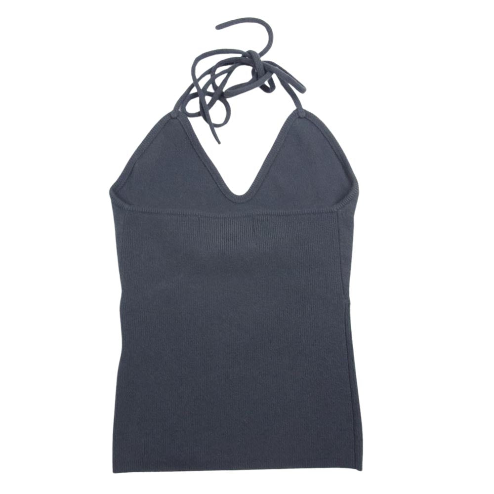 エクストリーム カシミヤ 4039690100 Costa Cashmere Top カシミヤ カシミア ナイロン ホルターネック グレー系 F【美品】【中古】