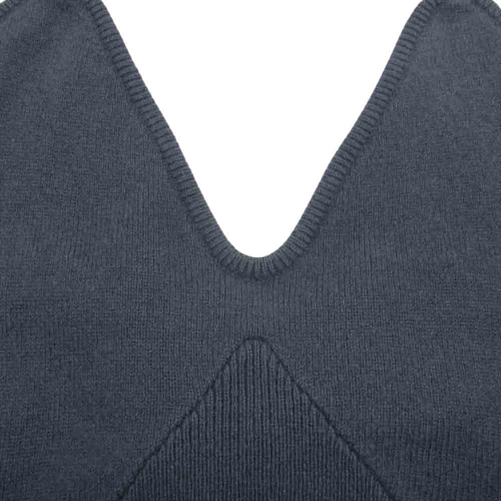 エクストリーム カシミヤ 4039690100 Costa Cashmere Top カシミヤ カシミア ナイロン ホルターネック グレー系 F【美品】【中古】