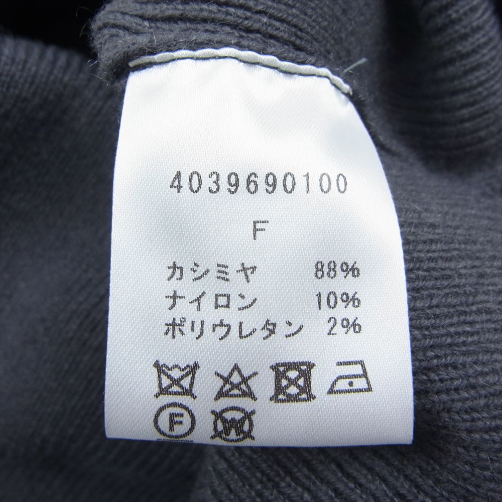 エクストリーム カシミヤ 4039690100 Costa Cashmere Top カシミヤ カシミア ナイロン ホルターネック グレー系 F【美品】【中古】
