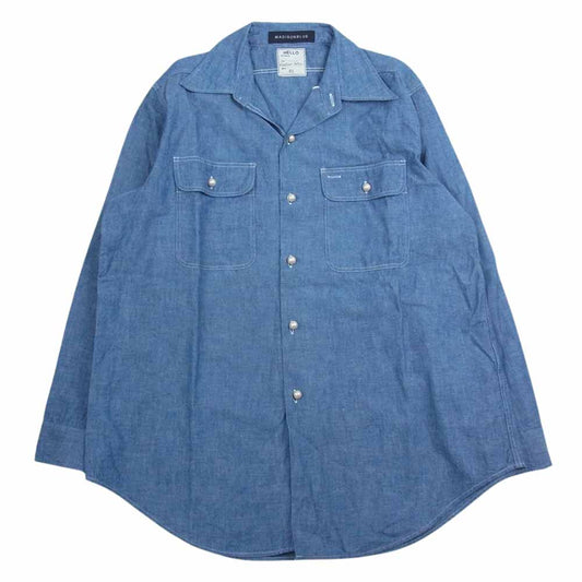 MADISON BLUE マディソンブルー 20SS MB999-5707 HAMPTON CHAMBRAY パールボタン シャンブレー 長袖 シャツ インディゴブルー系 S【中古】