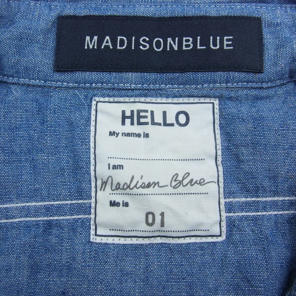 MADISON BLUE マディソンブルー 20SS MB999-5707 HAMPTON CHAMBRAY