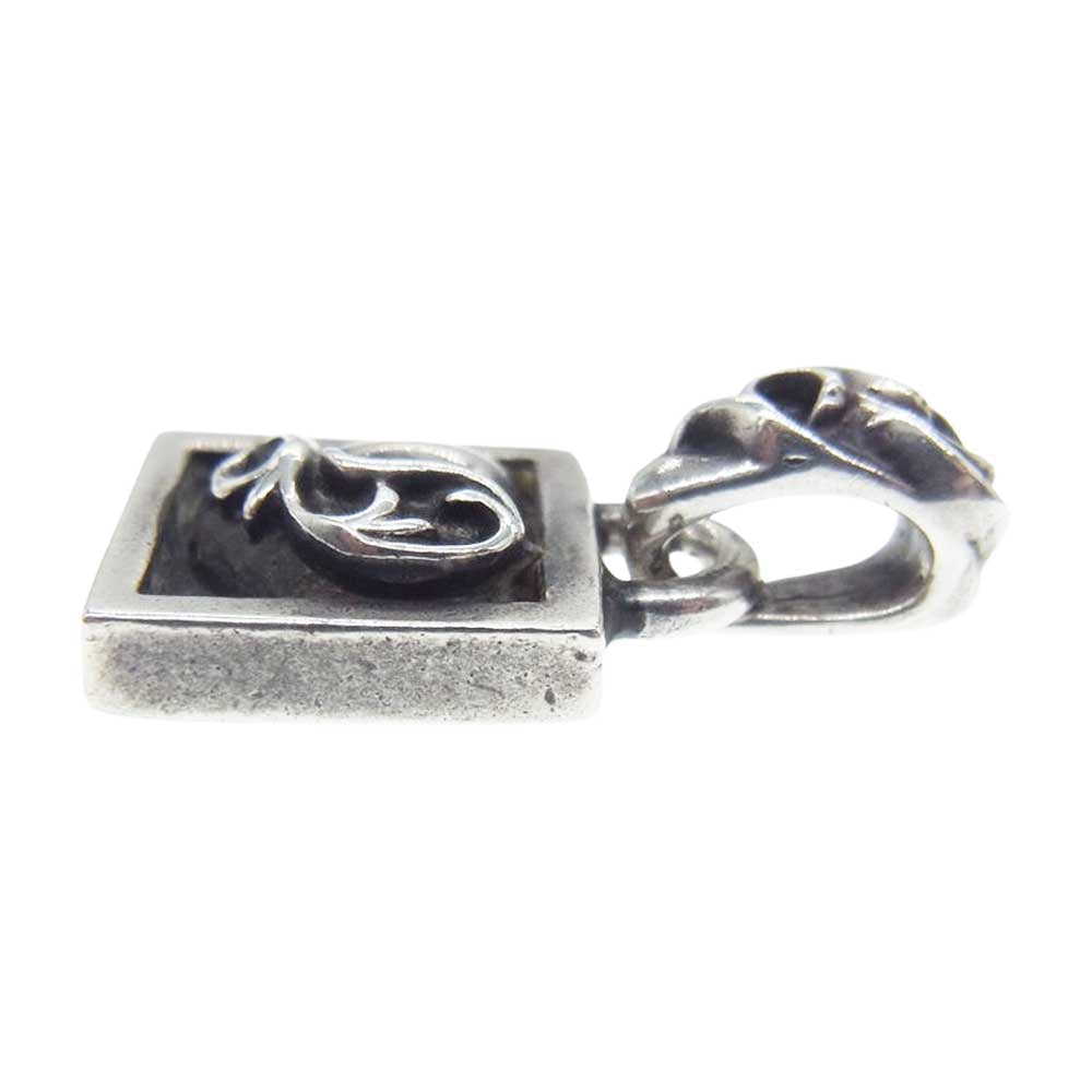 CHROME HEARTS クロムハーツ（原本無） FRAMED HEART フレームドハート チャーム シルバー系【中古】