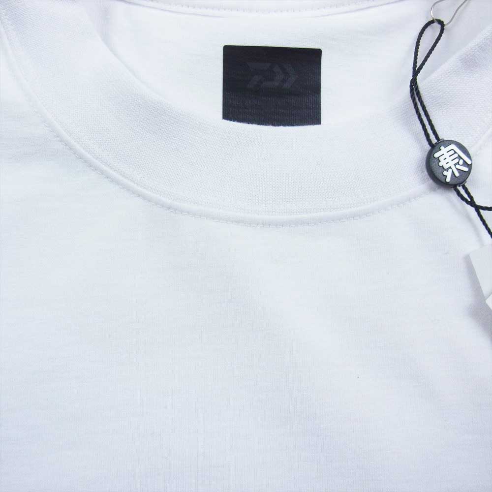 エンノイ DAIWA PIER39 Tech Drawstring Tee ダイワピア テック ドローストリング Tシャツ ホワイト系 XL【中古】