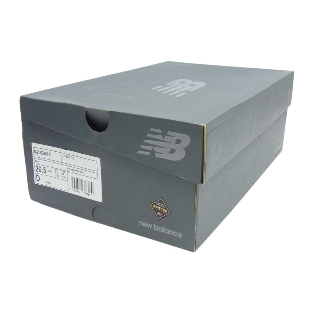 NEW BALANCE ニューバランス M2002RXA 2002R GORE-TEX ゴアテックス ローカット スニーカー ダークグレー系 26.5cm【中古】