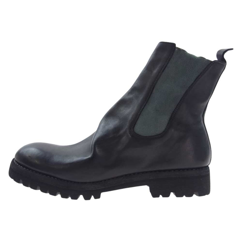GUIDI グイディ 76V CHELSEA BOOT サイドゴア チェルシー ブーツ ブラック系 42【極上美品】【中古】