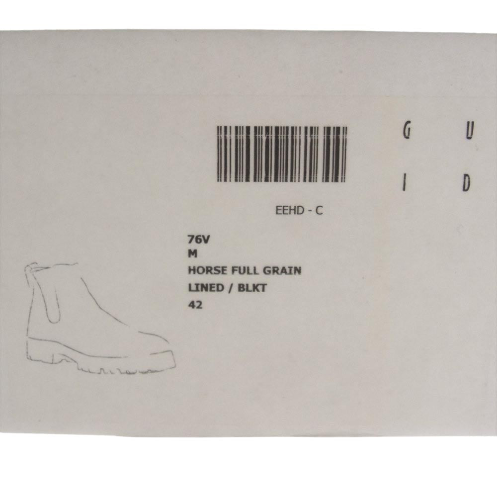 GUIDI グイディ 76V CHELSEA BOOT サイドゴア チェルシー ブーツ