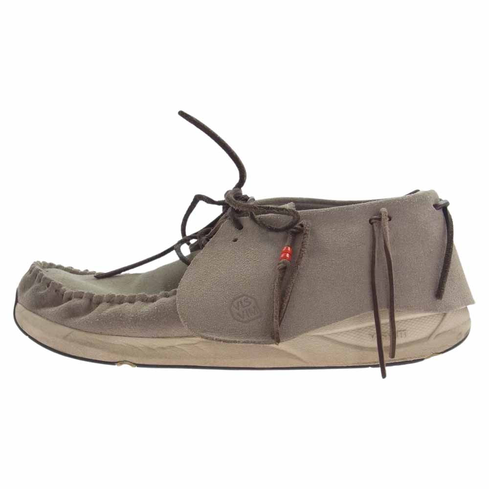 VISVIM ビズビム FBT VEG SUEDE スエード ローカット モカシン シューズ ダークグレー系 US10【中古】