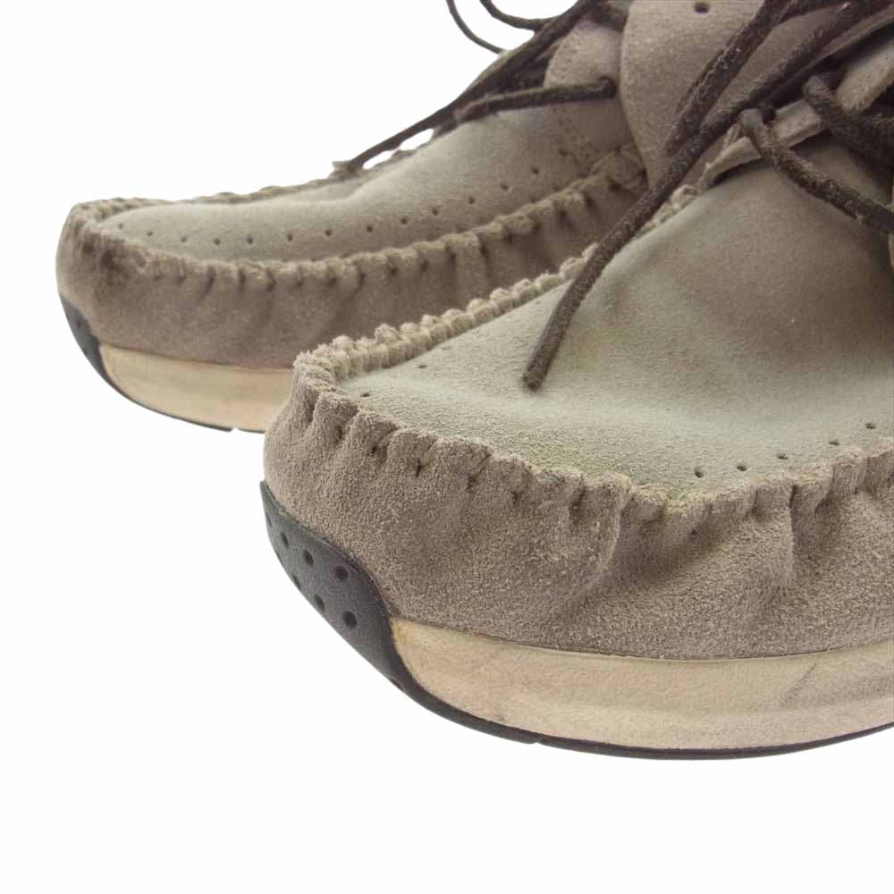 VISVIM ビズビム FBT VEG SUEDE スエード ローカット モカシン シューズ ダークグレー系 US10【中古】
