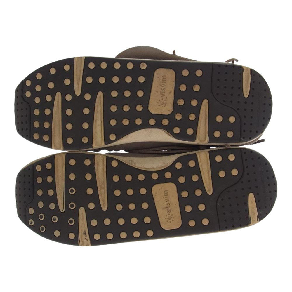 VISVIM ビズビム FBT VEG SUEDE スエード ローカット モカシン シューズ ダークグレー系 US10【中古】