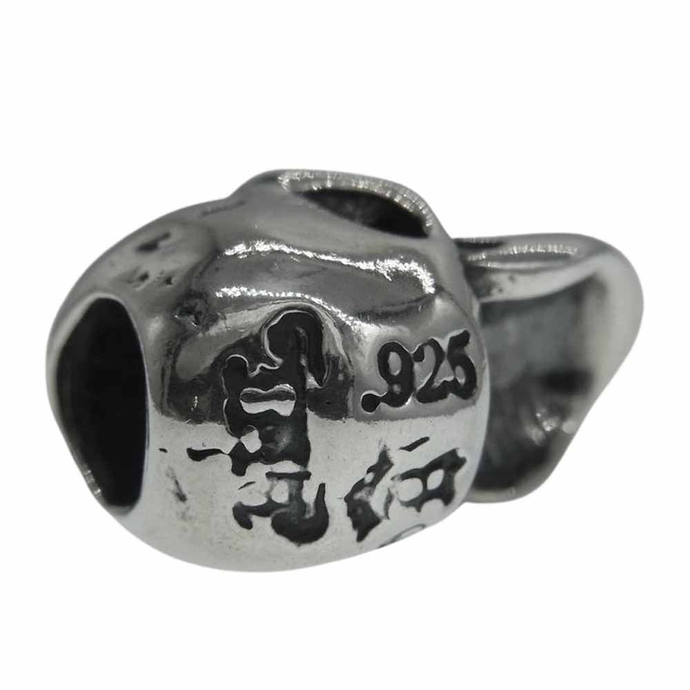 BILL WALL LEATHER ビルウォールレザー C350 VINTAGE SKULL BEAD ヴィンテージスカル ビーズ 1個 シルバー系【中古】