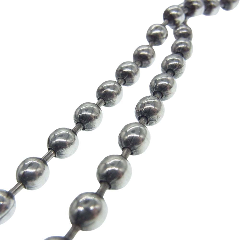 BILL WALL LEATHER ビルウォールレザー N863 LARGE BALL CHAIN 23inch ラージ ボールチェーン シルバー系【中古】