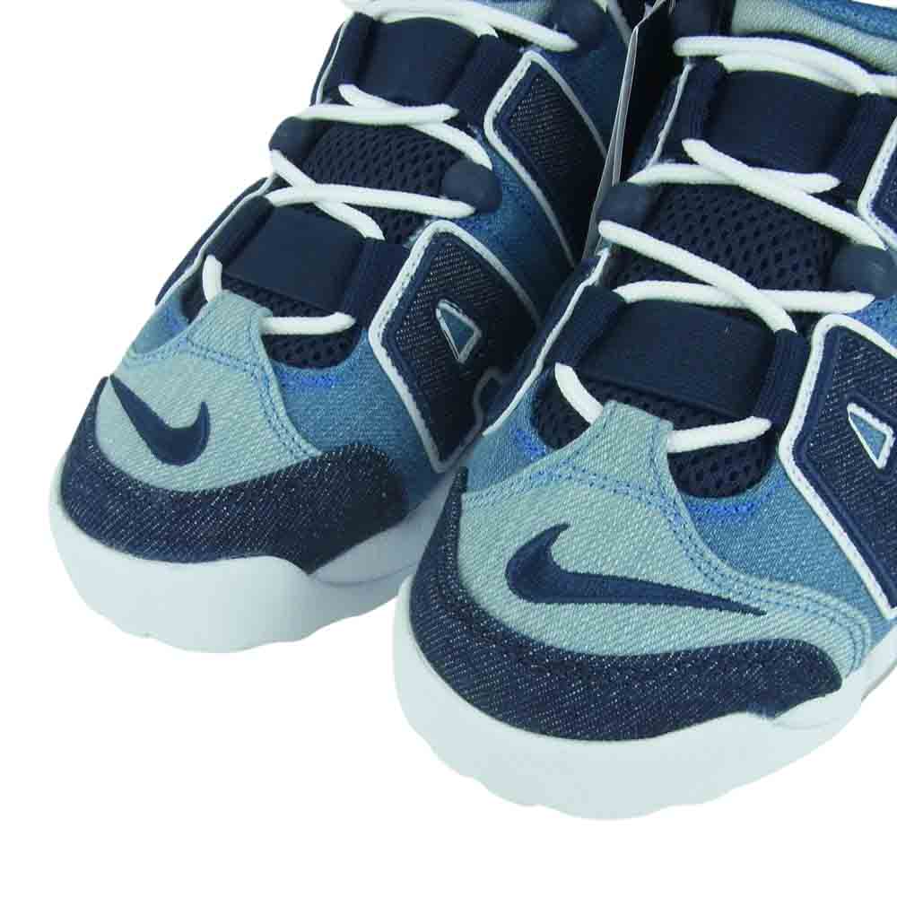 NIKE ナイキ CJ6125-100 Air More Uptempo 96 QS Denim エアモアアップテンポ モアテン デニム スニーカー インディゴブルー系 27cm【中古】