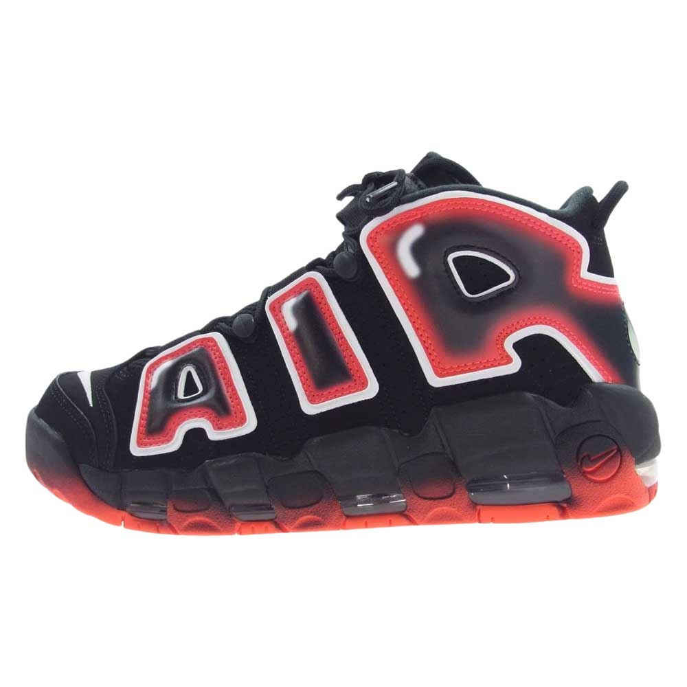 NIKE ナイキ CJ6129-001  AIR MORE UPTEMPO LASER CRIMSON 96 エア モア アップテンポ モアテン レーザークリムゾン スニーカー ブラック系 27cm【中古】