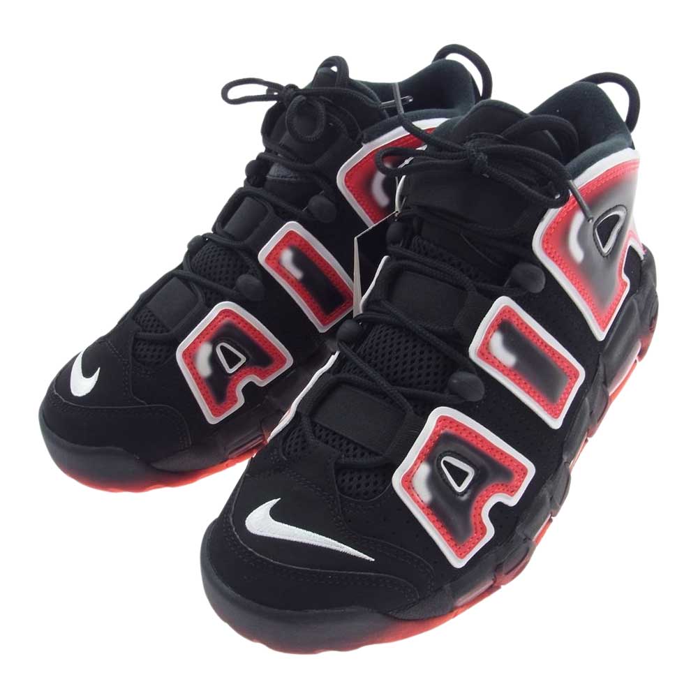 NIKE ナイキ CJ6129-001  AIR MORE UPTEMPO LASER CRIMSON 96 エア モア アップテンポ モアテン レーザークリムゾン スニーカー ブラック系 27cm【中古】