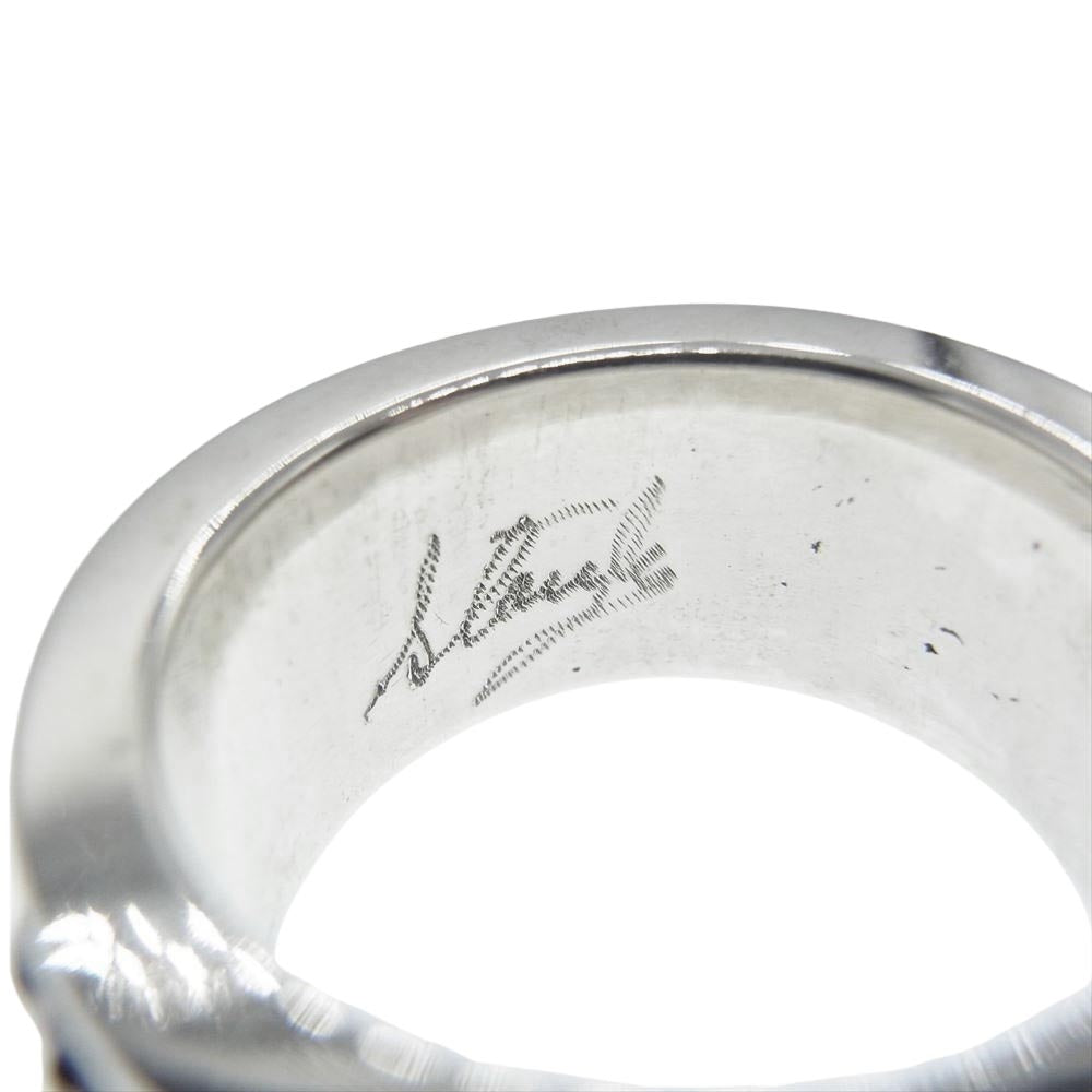 STANLEY GUESS スタンリーゲス ギャランティ付属 マルチ スカル スピナー リング シルバー系 24号～【中古】