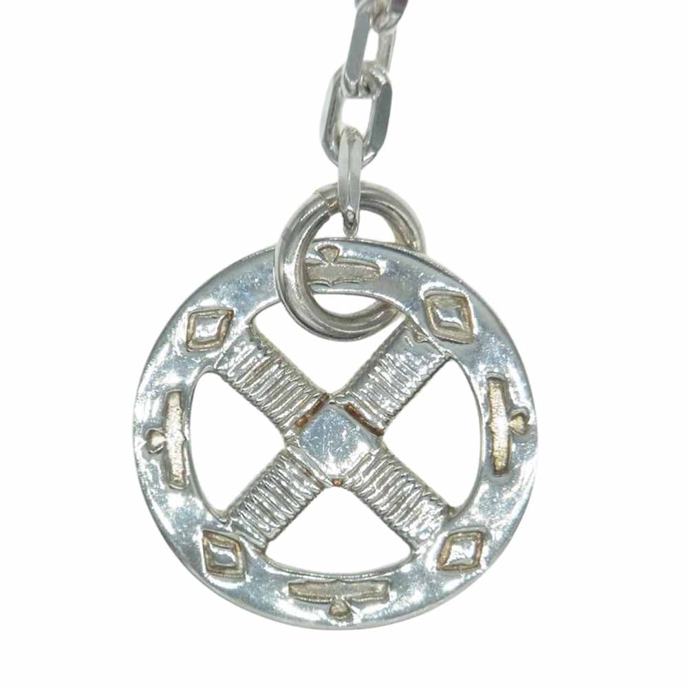 TARO WASHIMI ワシミタロウ 鷲見太郎 イーグルフック メディスンホイール チェーン ネックレス シルバー系【中古】