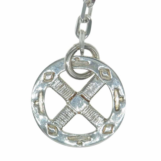 TARO WASHIMI ワシミタロウ 鷲見太郎 イーグルフック メディスンホイール チェーン ネックレス シルバー系【中古】