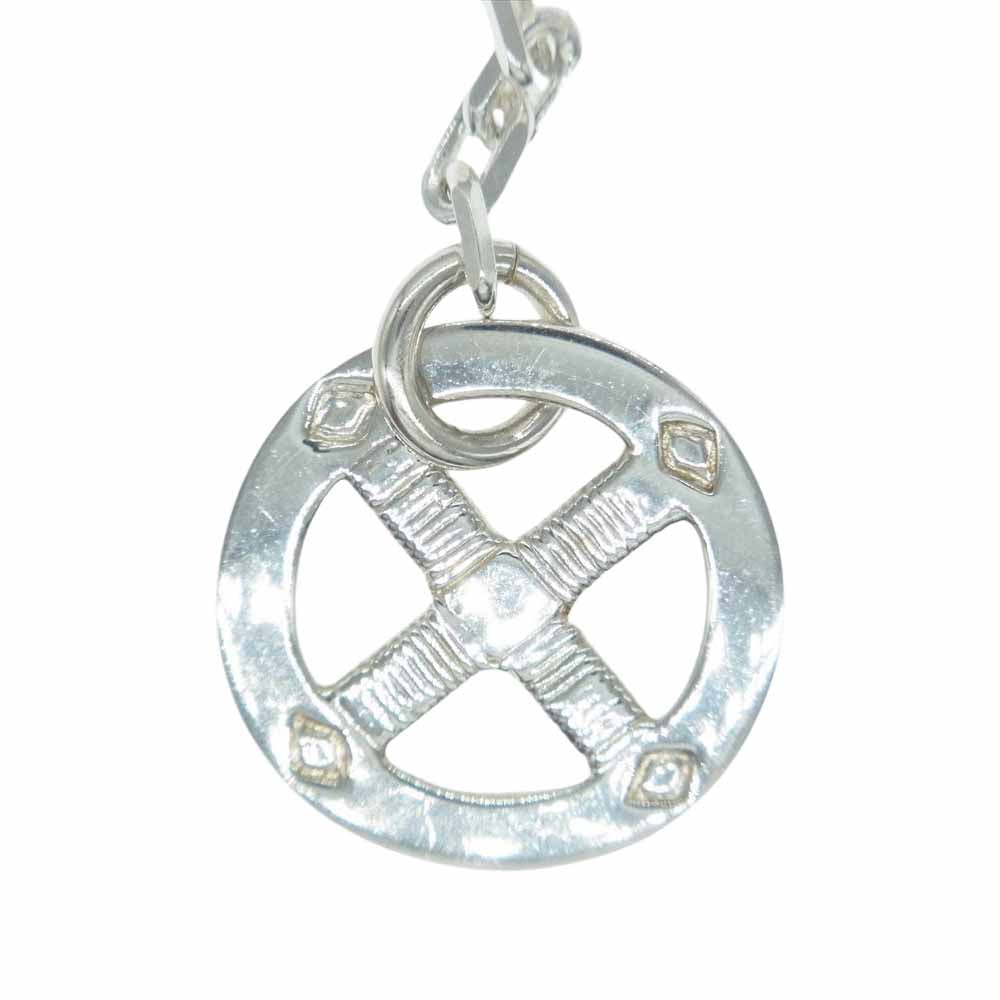 TARO WASHIMI ワシミタロウ 鷲見太郎 イーグルフック メディスンホイール チェーン ネックレス シルバー系【中古】