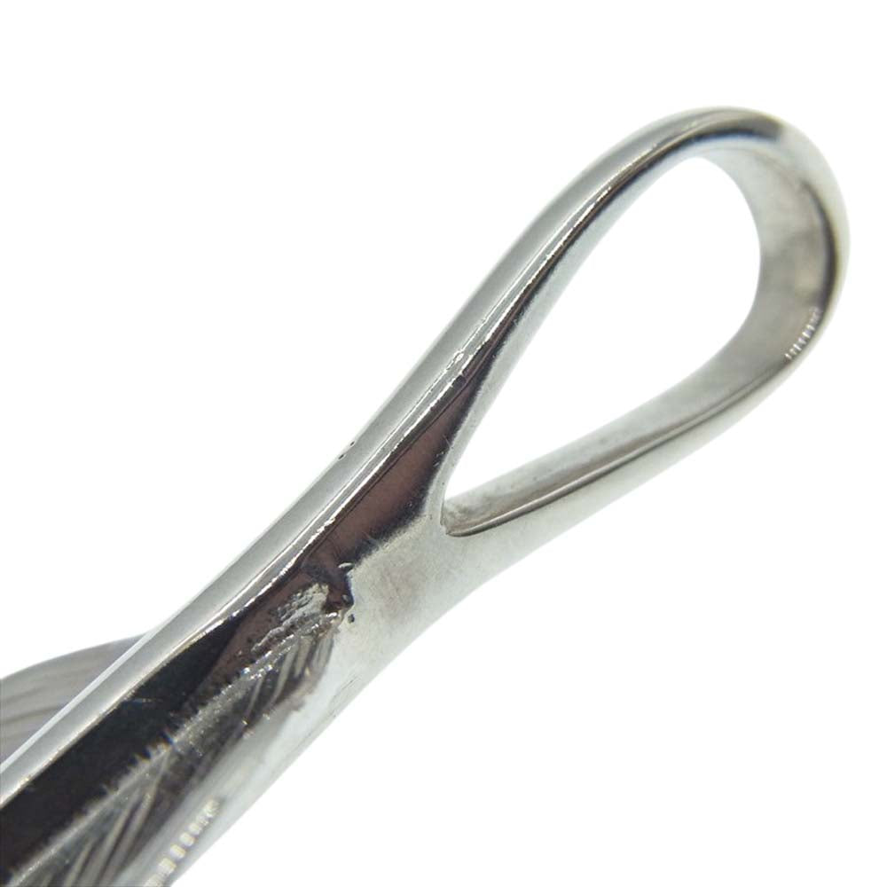 TARO WASHIMI ワシミタロウ 鷲見太郎 L feather 02 Lフェザー イーグル金メタル ペンダントトップ シルバー系【中古】