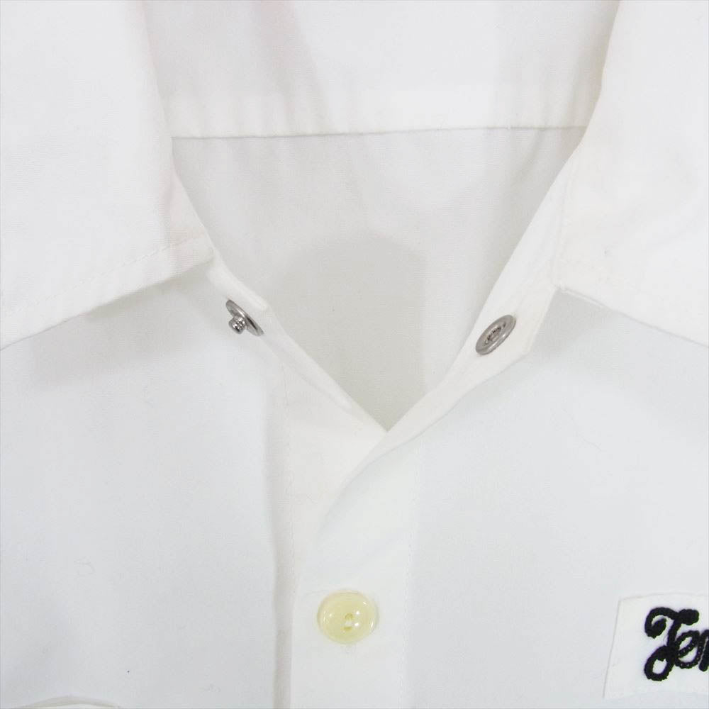 TENDERLOIN テンダーロイン T-WORK SHT S/S 半袖 ワーク シャツ  ホワイト系 XL【中古】