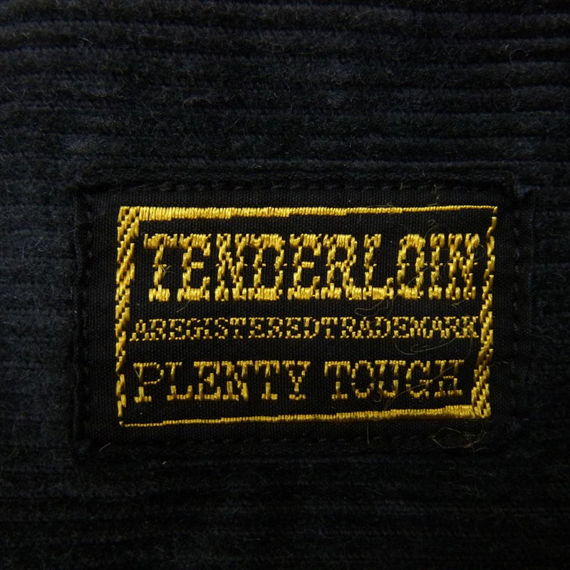 TENDERLOIN テンダーロイン T-CORDUROY SHT コーデュロイ シャツ ブラック系 M【中古】