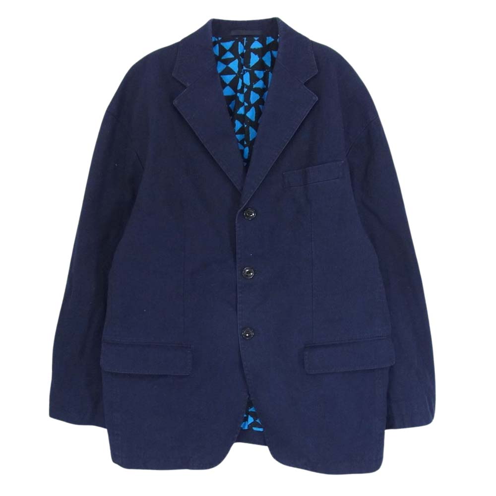The Stylist Japan ザスタイリストジャパン TSJJ-84405-07 3ツボタン テーラード ジャケット ネイビー系 M【中古】