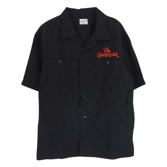 TENDERLOIN テンダーロイン T-RAYON SHT S/S レーヨン 半袖 シャツ ブラック系 S【中古】