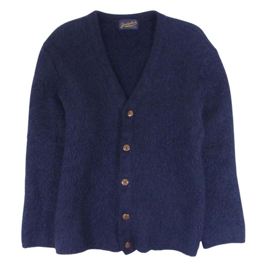 TENDERLOIN テンダーロイン T-MOHAIR CARDIGAN モヘア カーディガン ネイビー系 M【中古】