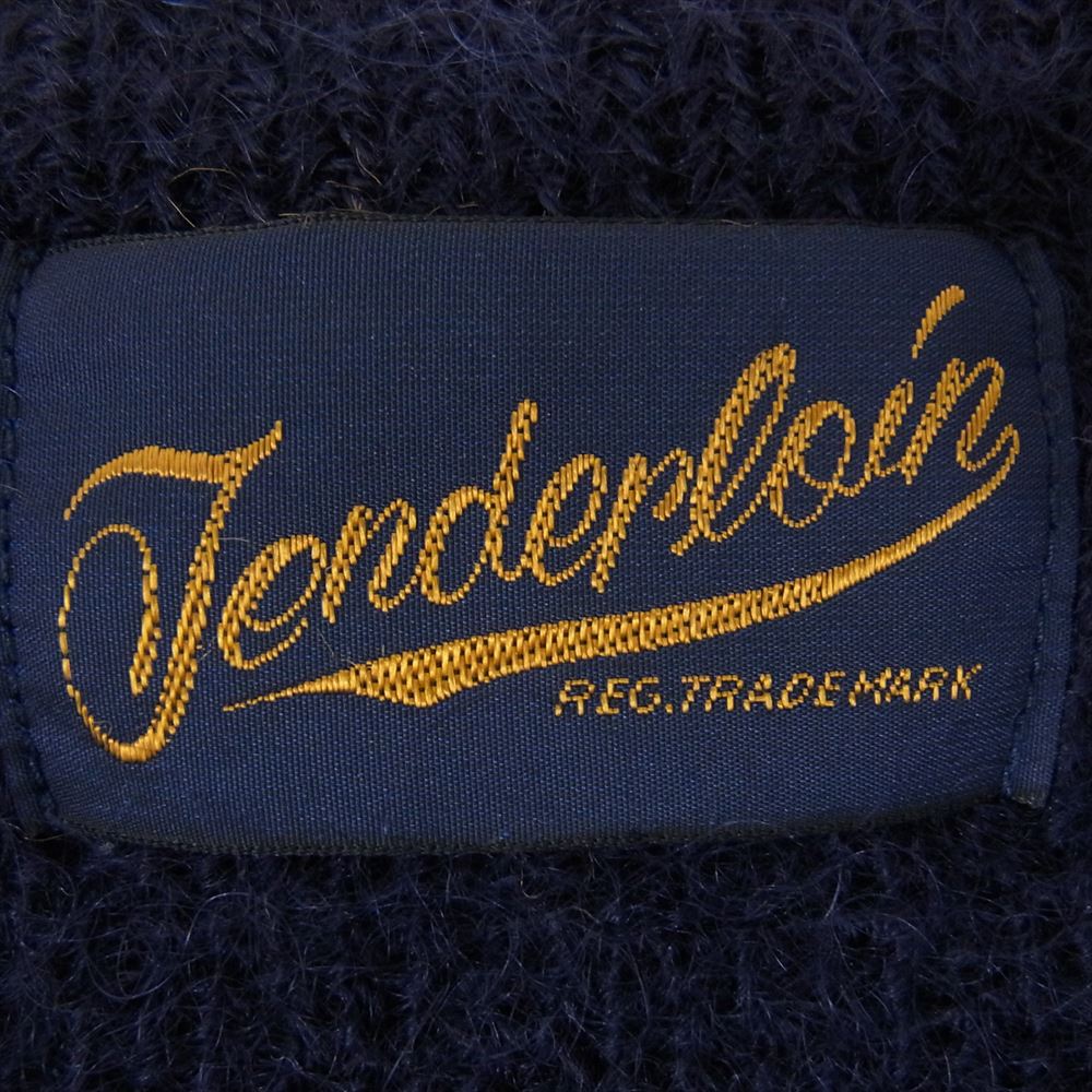 TENDERLOIN テンダーロイン T-MOHAIR CARDIGAN モヘア カーディガン ネイビー系 M【中古】