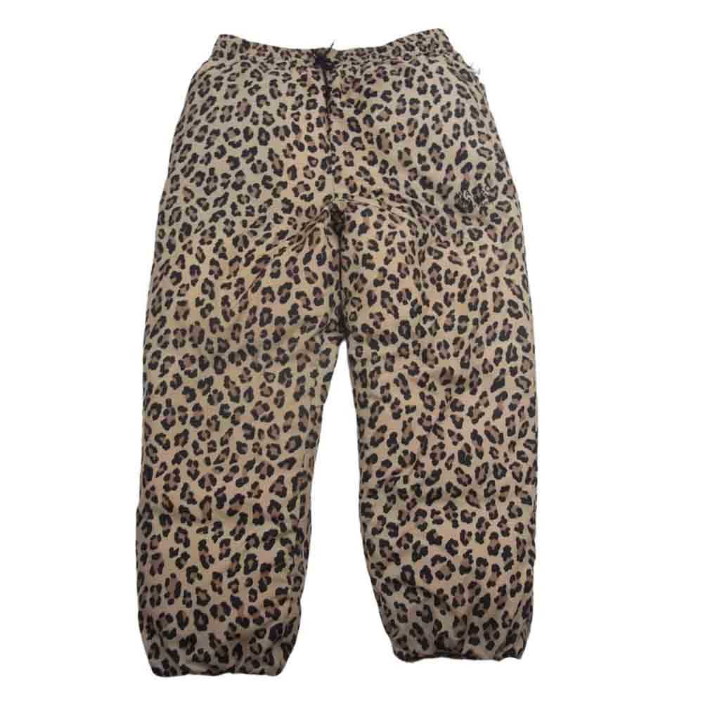 WACKO MARIA ワコマリア 22FW-WMO-NA06 NANGA ナンガ LEOPARD DOWN PANTS レオパード ダウンパンツ ベージュ系 M【新古品】【未使用】【中古】