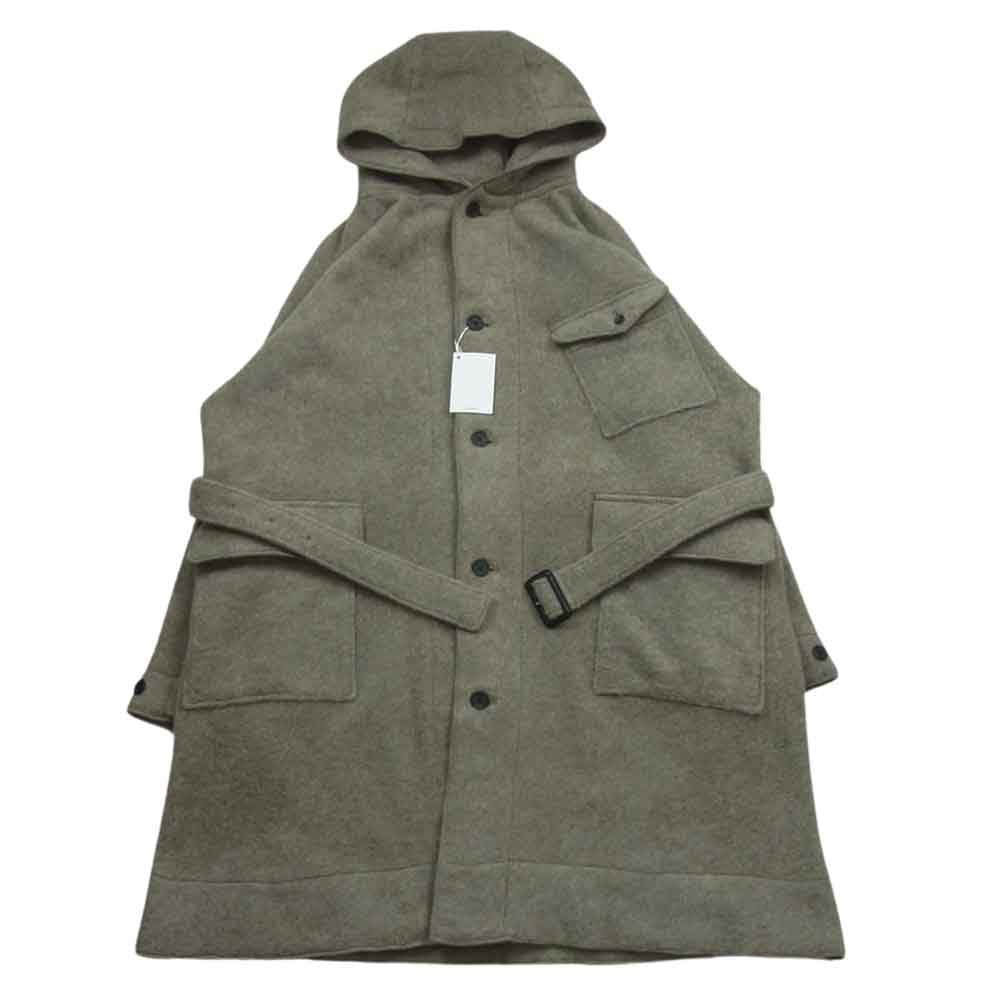 ト―ナイ 23AW TOH23FW-09 WOOL FLEECE RELAXED PARKA COAT ウールフリース リラックスパーカ モッズ コート ベージュ系 2【新古品】【未使用】【中古】