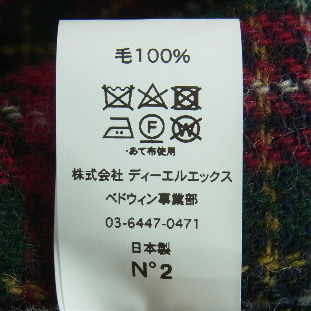 ベドウィンアンドザハートブレイカーズ 23AB5602 WOOL TYPE M-65 MILITARY COAT MOON社製 シェットランドウール生地 フィッシュテール モッズ コート ネイビー系 レッド系 グリーン系 2【新古品】【未使用】【中古】