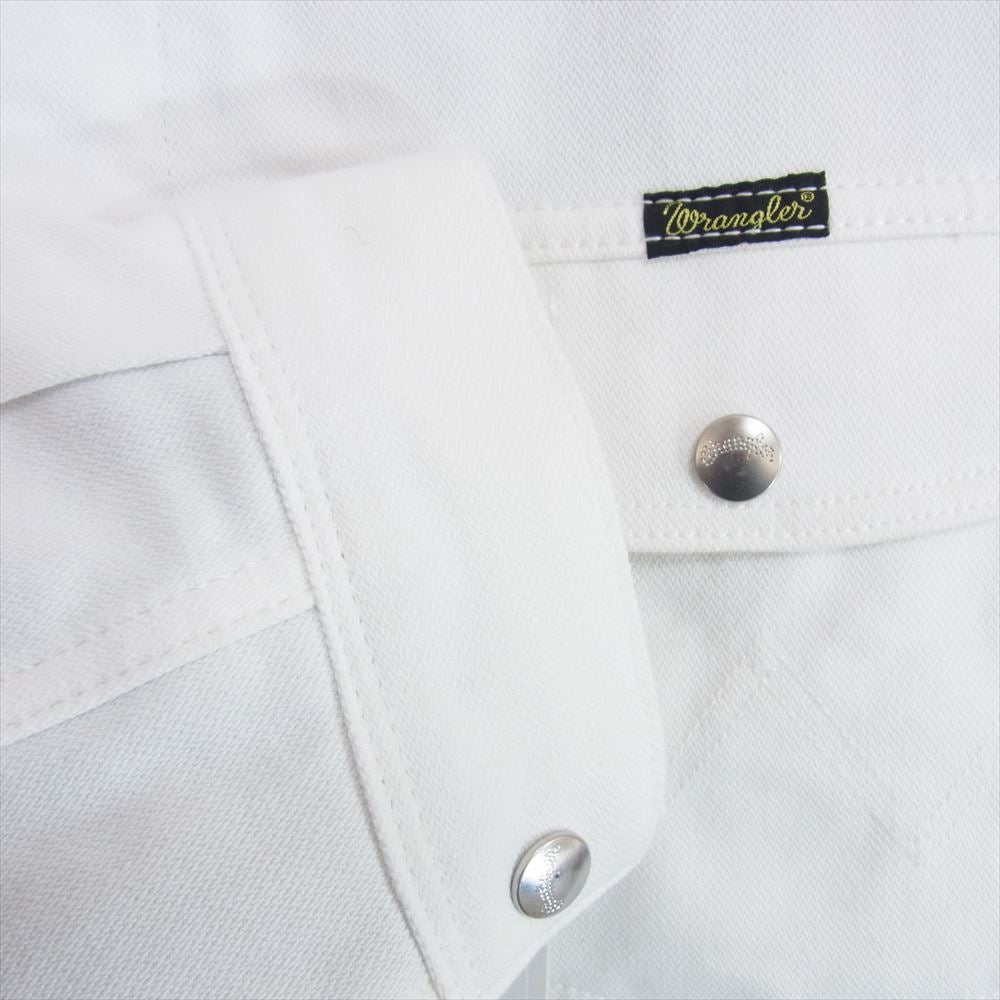 WACKO MARIA ワコマリア 23AW 23FW-WMO-WG01 WRANGLER ラングラー DENIM TRUCKER JACKET デニムトラッカージャケット ホワイト系 M【新古品】【未使用】【中古】