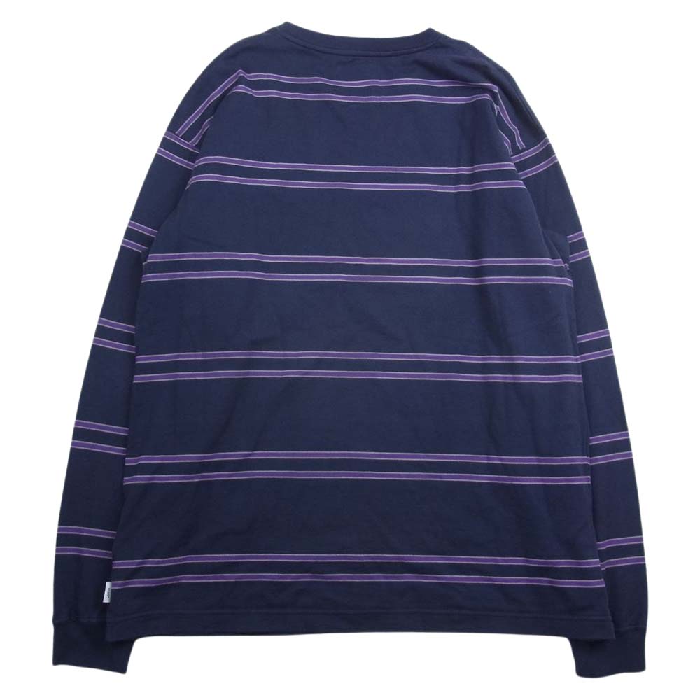 WTAPS ダブルタップス 21SS 211ATDT-CSM24 JAM 02 LS/COTTON ロングスリーブ  Tシャツ カットソー パープル系 03【中古】