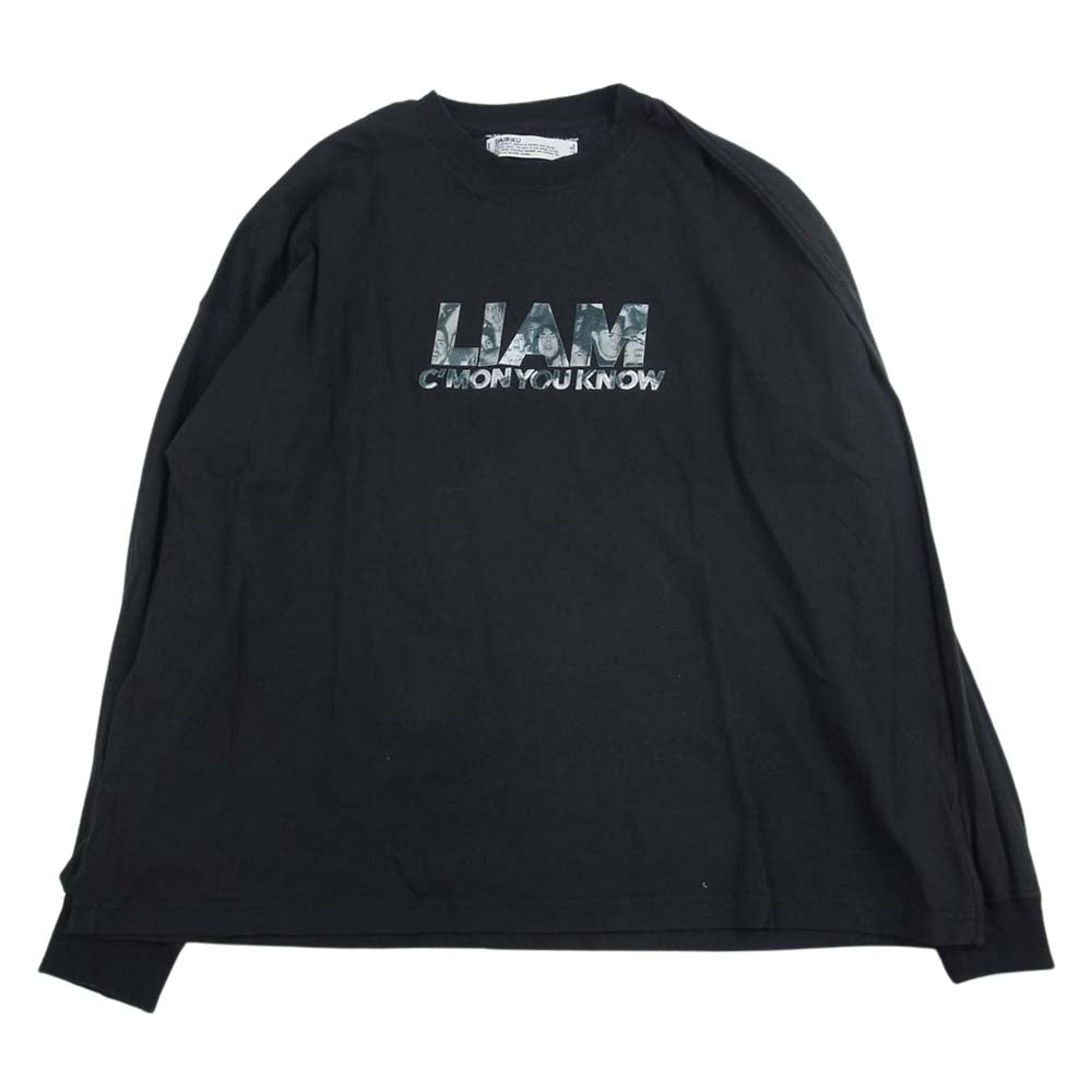 ダイリク LIAM TEE リアム ギャラガー 長袖 Tシャツ カットソー ブラック系 85×20【中古】