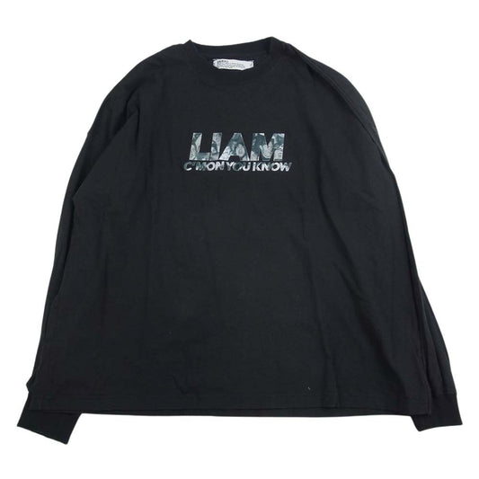 ダイリク LIAM TEE リアム ギャラガー 長袖 Tシャツ カットソー ブラック系 85×20【中古】