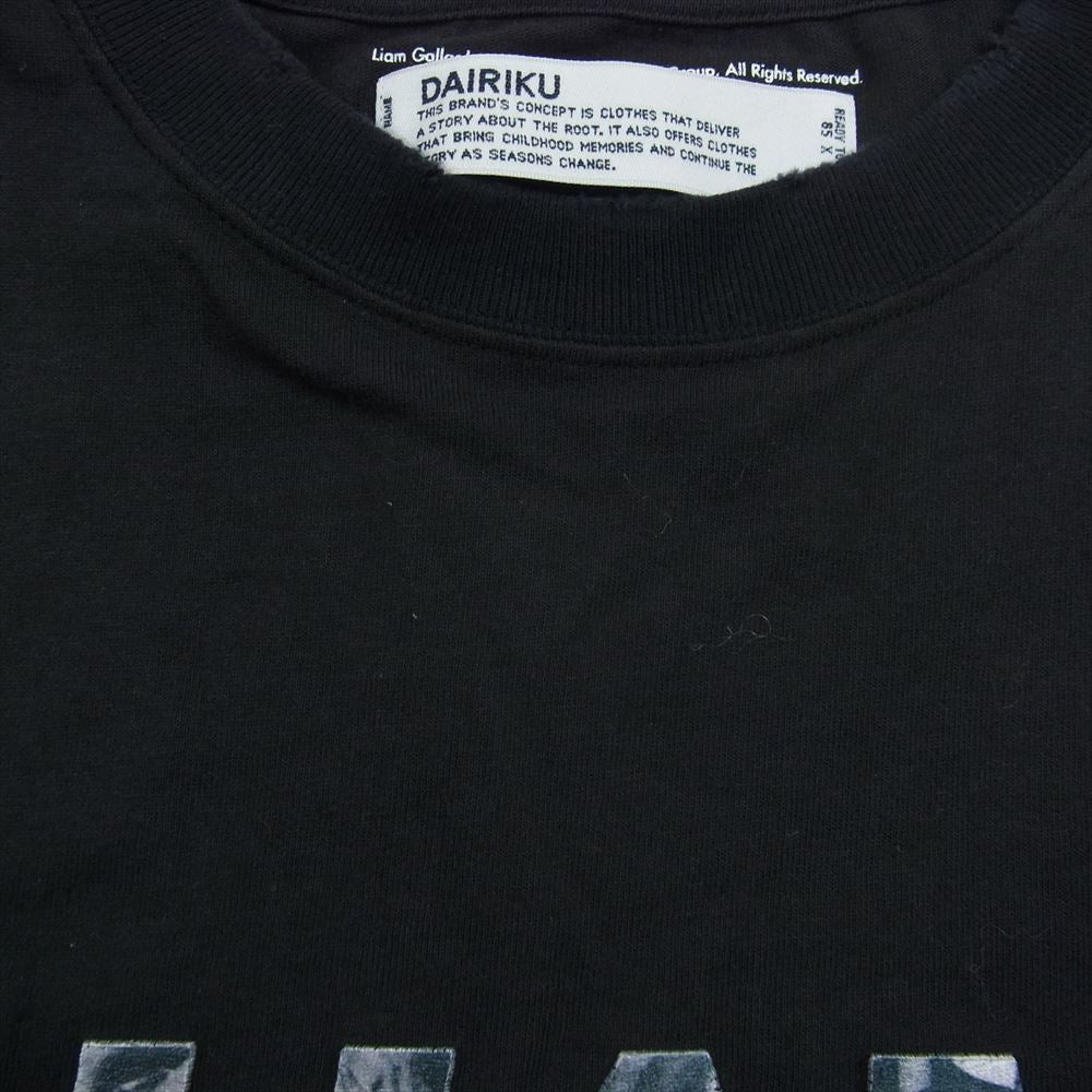 ダイリク LIAM TEE リアム ギャラガー 長袖 Tシャツ カットソー ブラック系 85×20【中古】