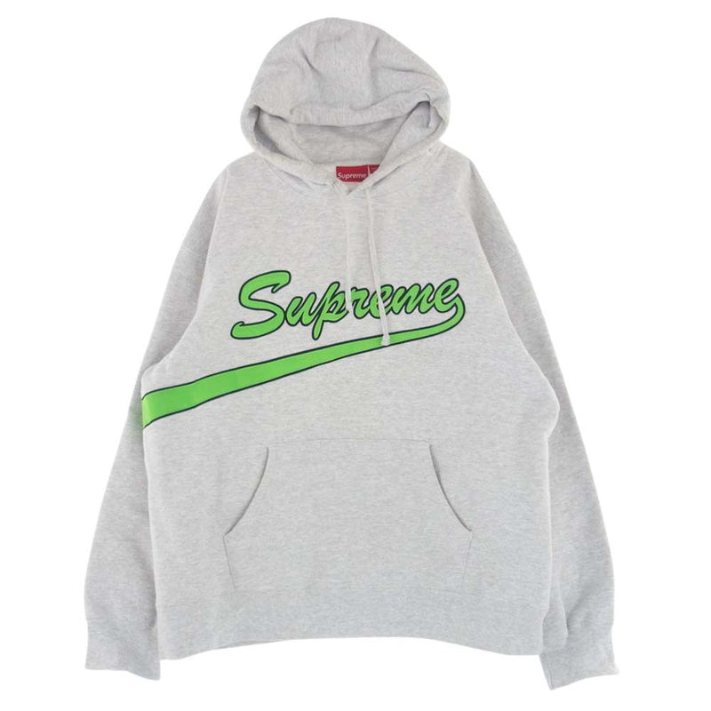 Supreme シュプリーム 23AW Tail Hooded Sweatshirt ロゴ パーカー ライトグレー系 XL【中古】