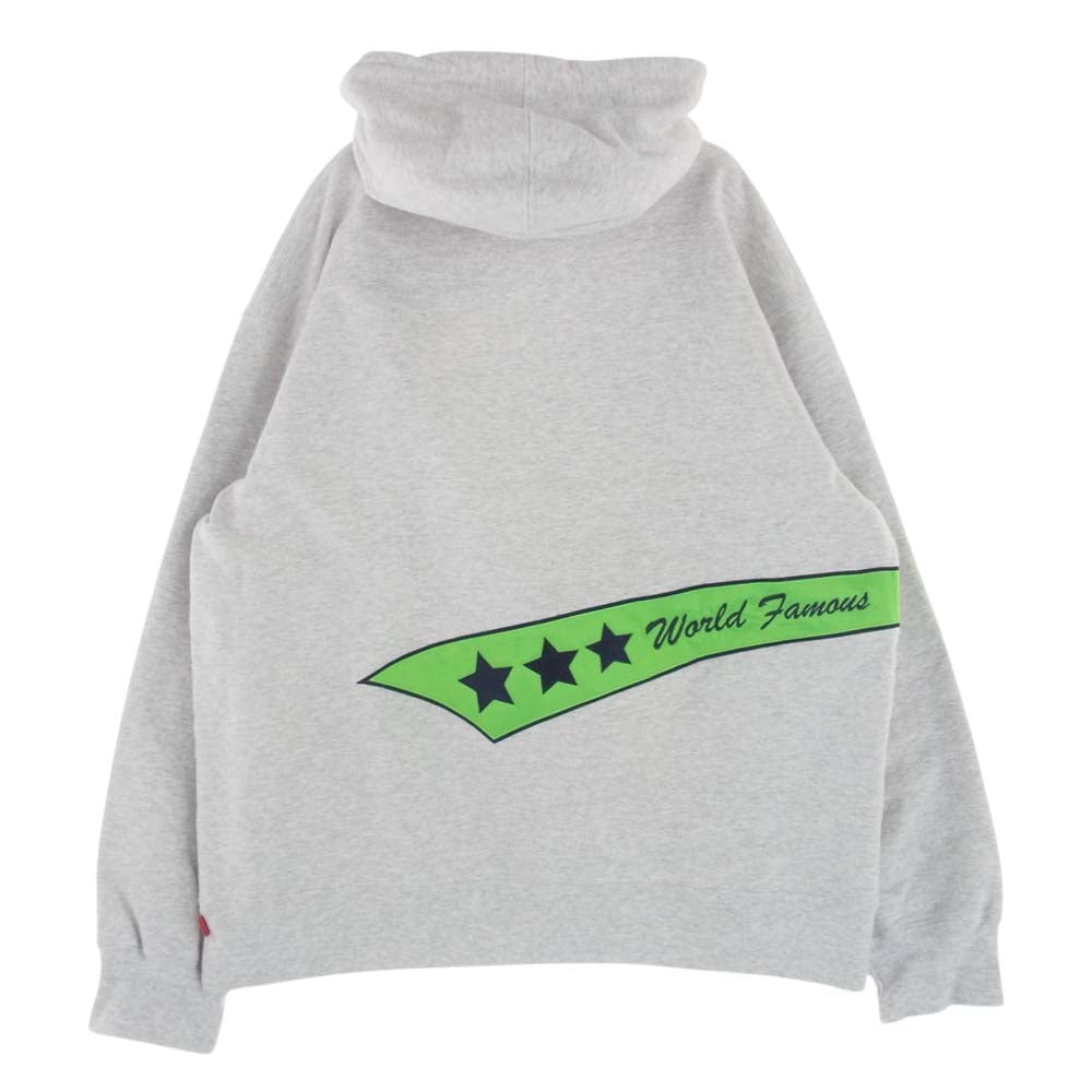Supreme シュプリーム 23AW Tail Hooded Sweatshirt ロゴ パーカー ライトグレー系 XL【中古】