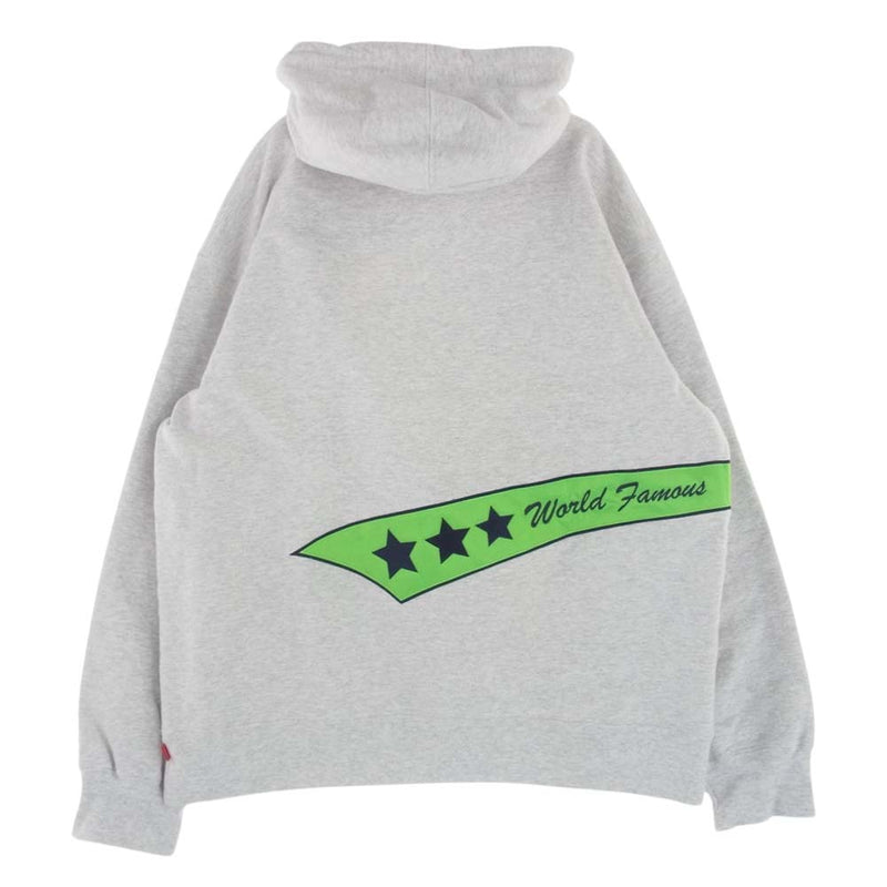 Supreme シュプリーム 23AW Tail Hooded Sweatshirt ロゴ パーカー ライトグレー系 XL【中古】