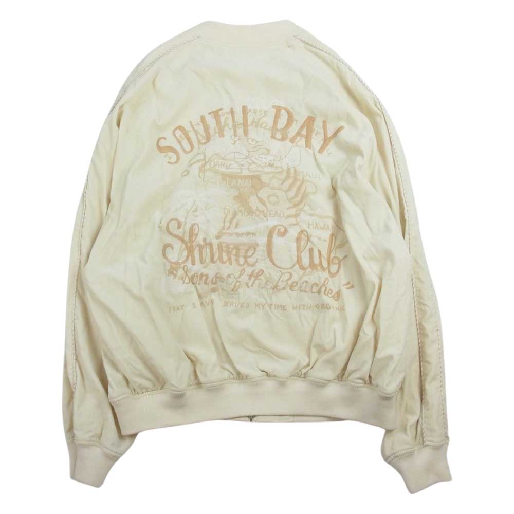 ダブレット 22AW ORGANIC CHAOS SOUVENIR JACKET オーガニック カオス スーベニア ジャケット スカジャン ホワイト系 M【中古】