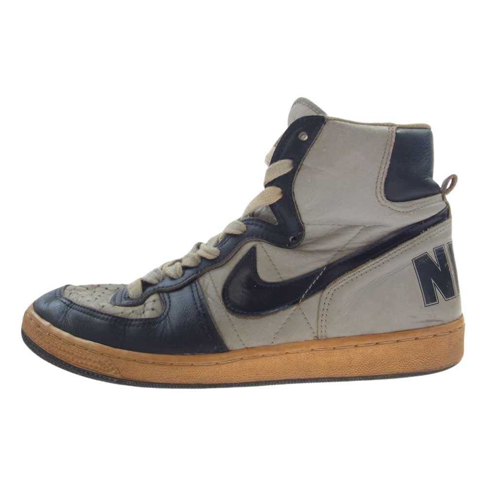 NIKE ナイキ 851101 TY TERMINATOR 1985年製 80S ターミネーター ハイ ヴィンテージ オリジナル ハイカット スニーカー  グレー系 27.5cm【中古】