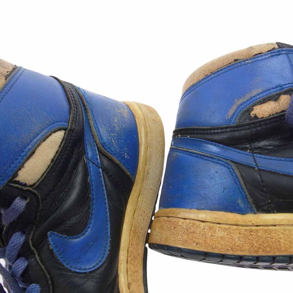 NIKE AIR JORDAN ナイキ ジョーダン 1 オリジナル 1985年製 80S ヴィンテージ ハイカット スニーカー  ブルー系 26.5cm【中古】