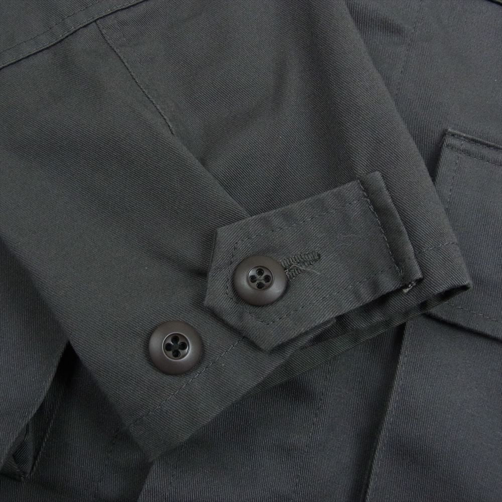 TENDERLOIN テンダーロイン T-BDU 初期 ミリタリー ワーク ジャケット ロゴワッペン グレー系 L【中古】