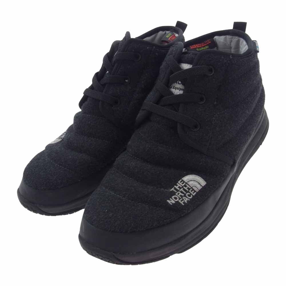 THE NORTH FACE ノースフェイス NF51986 NSE Traction Lite V WP Chukka ヌプシ トラクション ライトVウォータープルーフ チャッカ ブーツ ブラック系 27cm【中古】