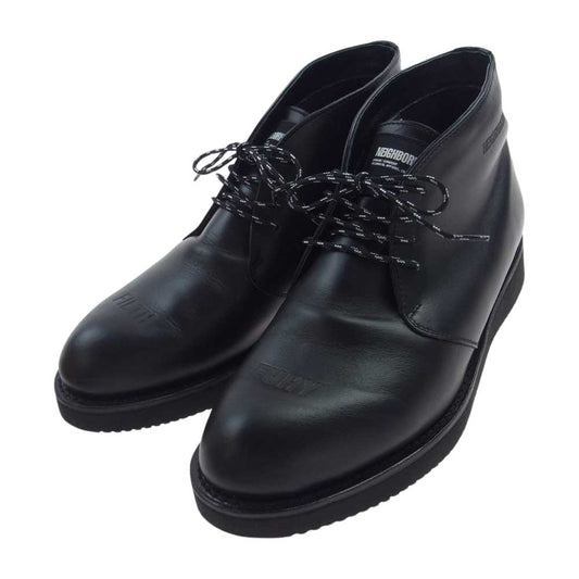 NEIGHBORHOOD ネイバーフッド 231AZDAN-FW01 × DANNER ダナー POSTMAN BOOTS ポストマン ブーツ チャッカブーツ ブラック系 28cm【中古】