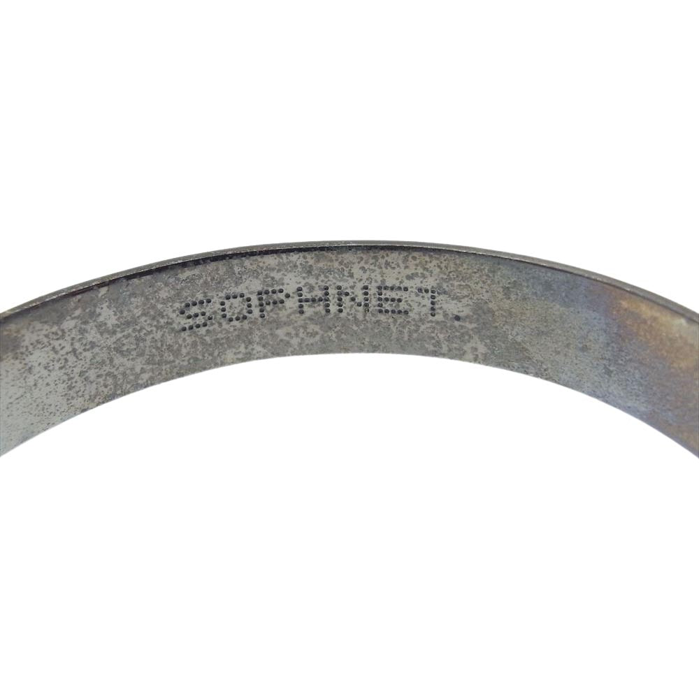 SOPHNET. ソフネット STAR END BANGLE スター バングル ブレスレット シルバー系【中古】