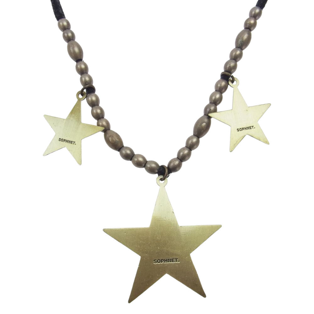 SOPHNET. ソフネット 16SS SOPH-160154 STAR NECKLACE BRASS スター ネックレス ブラス   ゴールド系【中古】